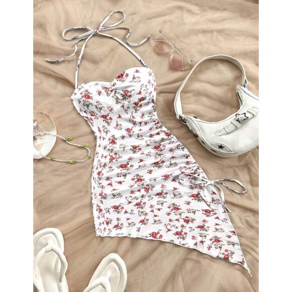 Cute Floral Spring Summer Dress - Picture 1 of 3